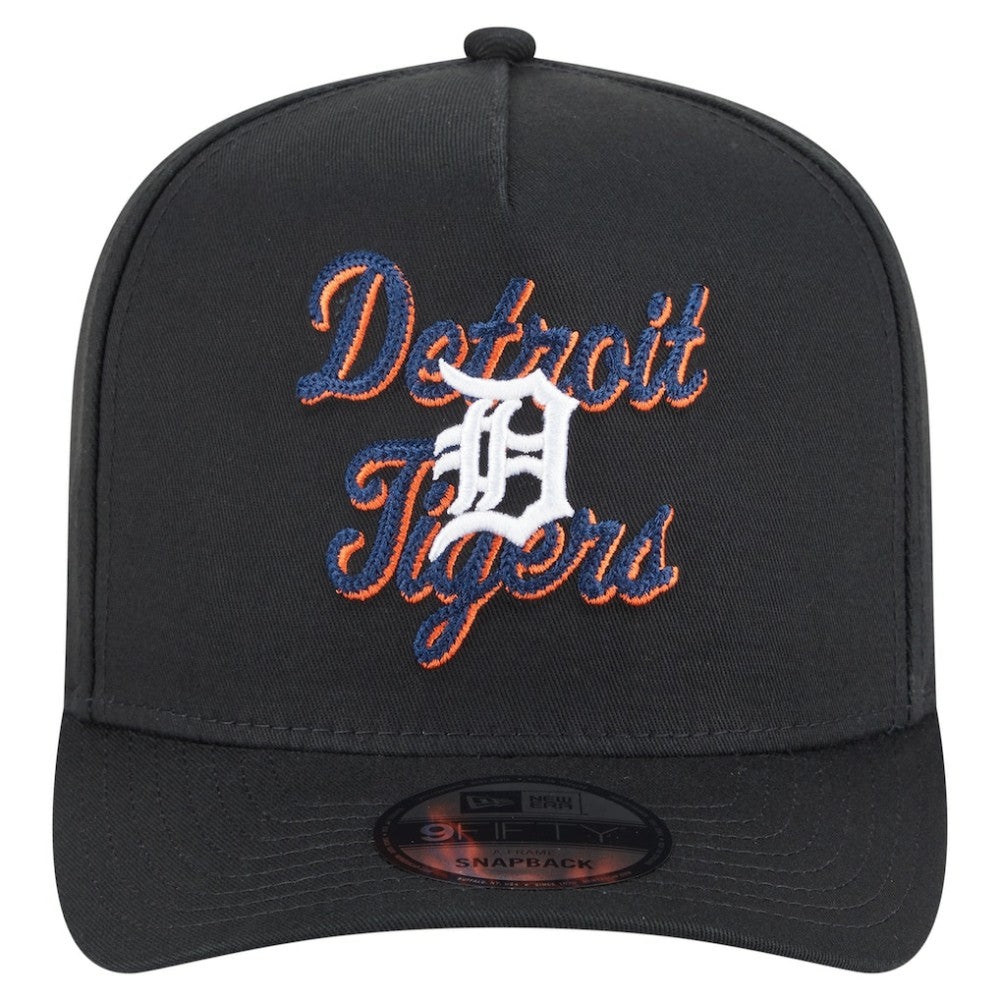 MLB Detroit Tigers New Era Chainstitch 9FIFTY A-Frame Snapback Hat