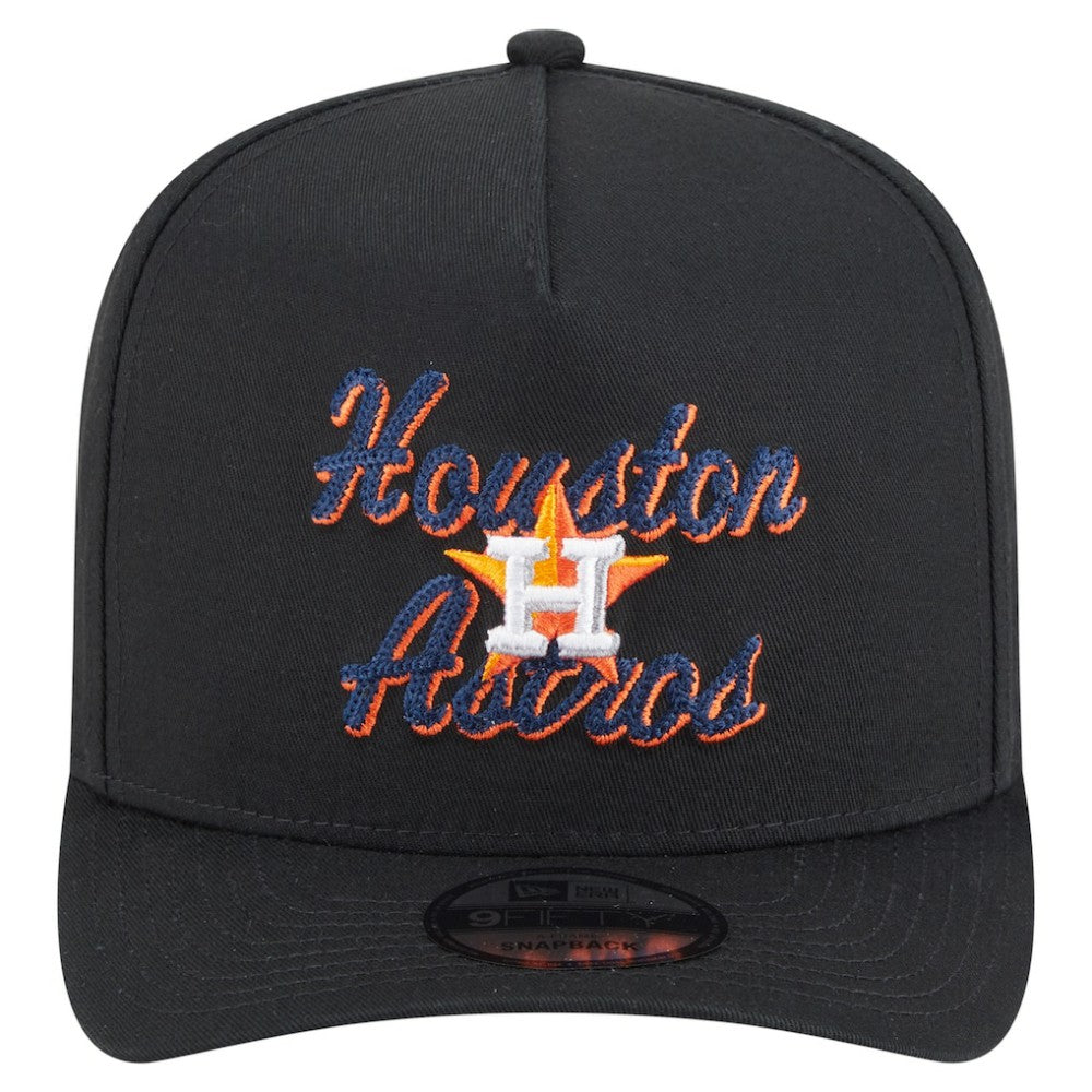 MLB Houston Astros New Era Chainstitch 9FIFTY A-Frame Snapback Hat