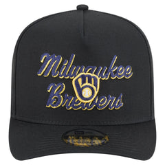 MLB Milwaukee Brewers New Era Chainstitch 9FIFTY A-Frame Snapback Hat
