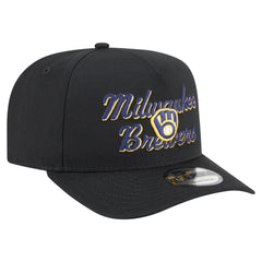 MLB Milwaukee Brewers New Era Chainstitch 9FIFTY A-Frame Snapback Hat