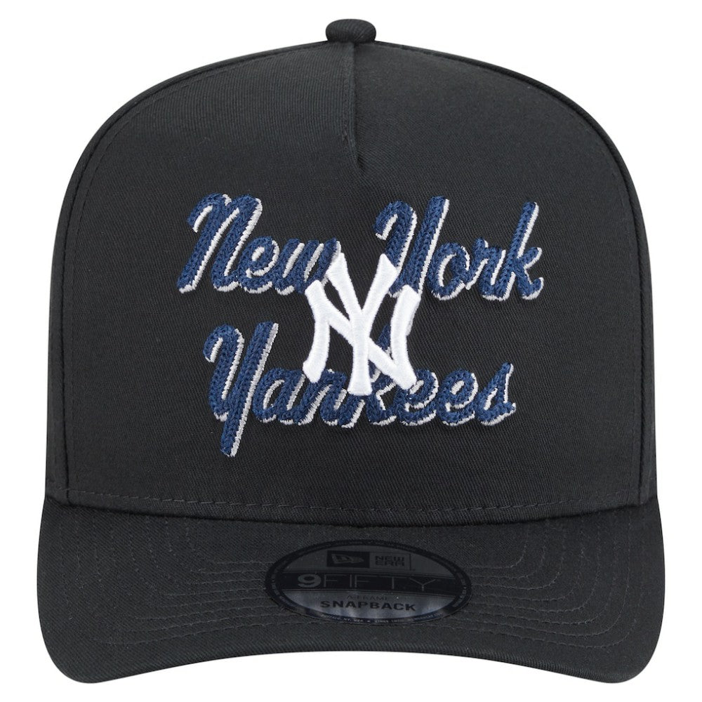 MLB New York Yankees New Era Chainstitch 9FIFTY A-Frame Snapback Hat