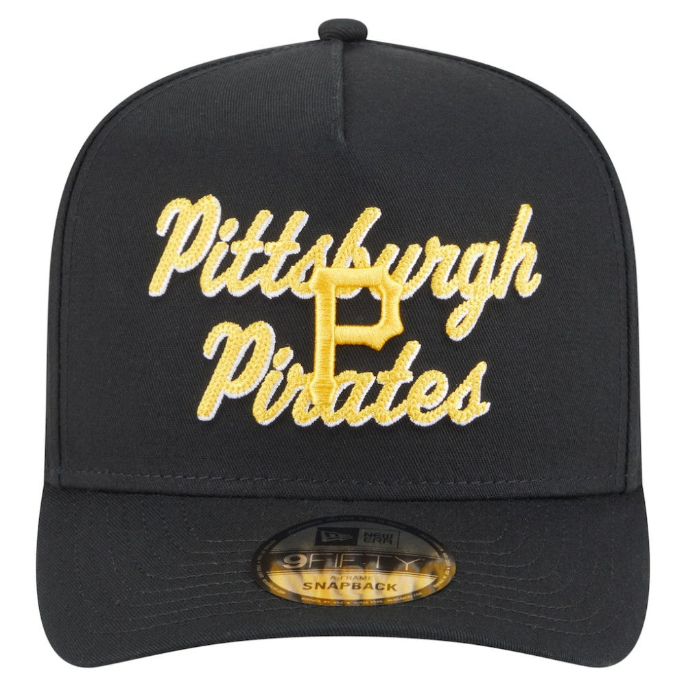 MLB Pittsburgh Pirates New Era Chainstitch 9FIFTY A-Frame Snapback Hat