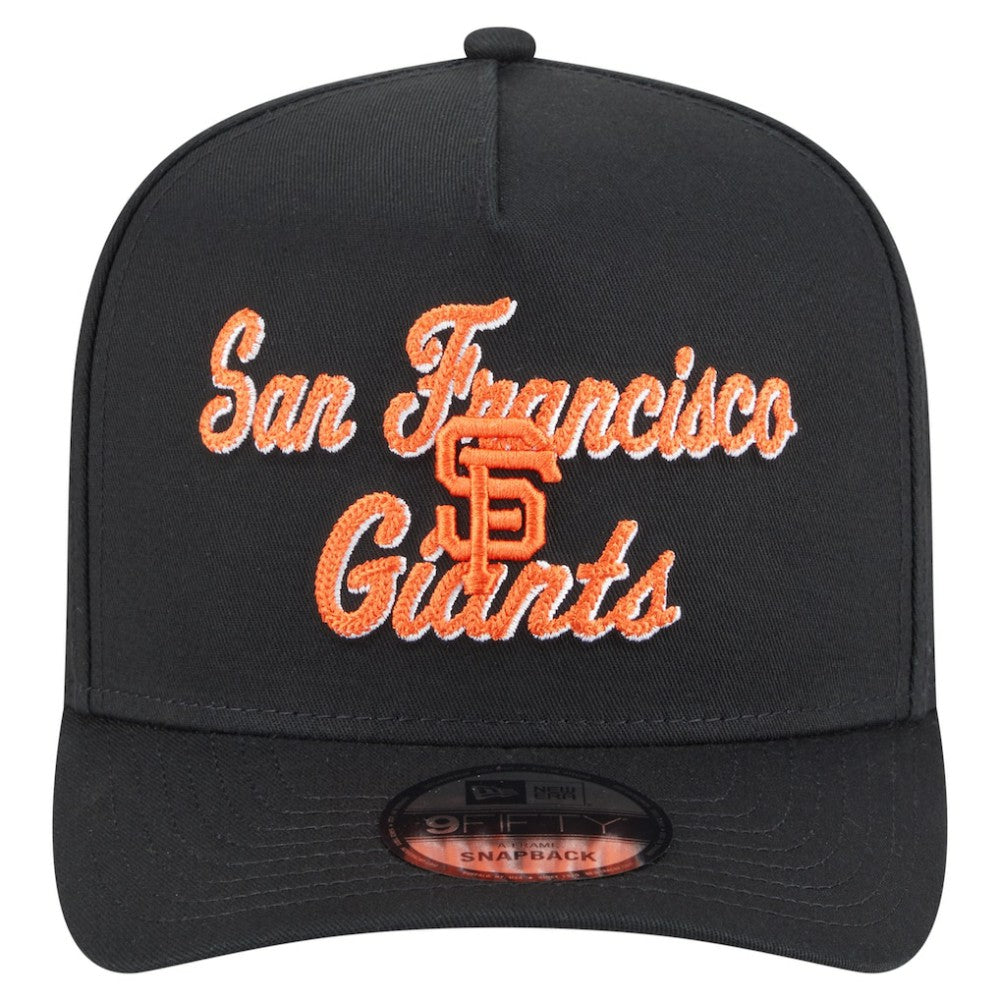 MLB San Francisco Giants New Era Chainstitch 9FIFTY A-Frame Snapback Hat