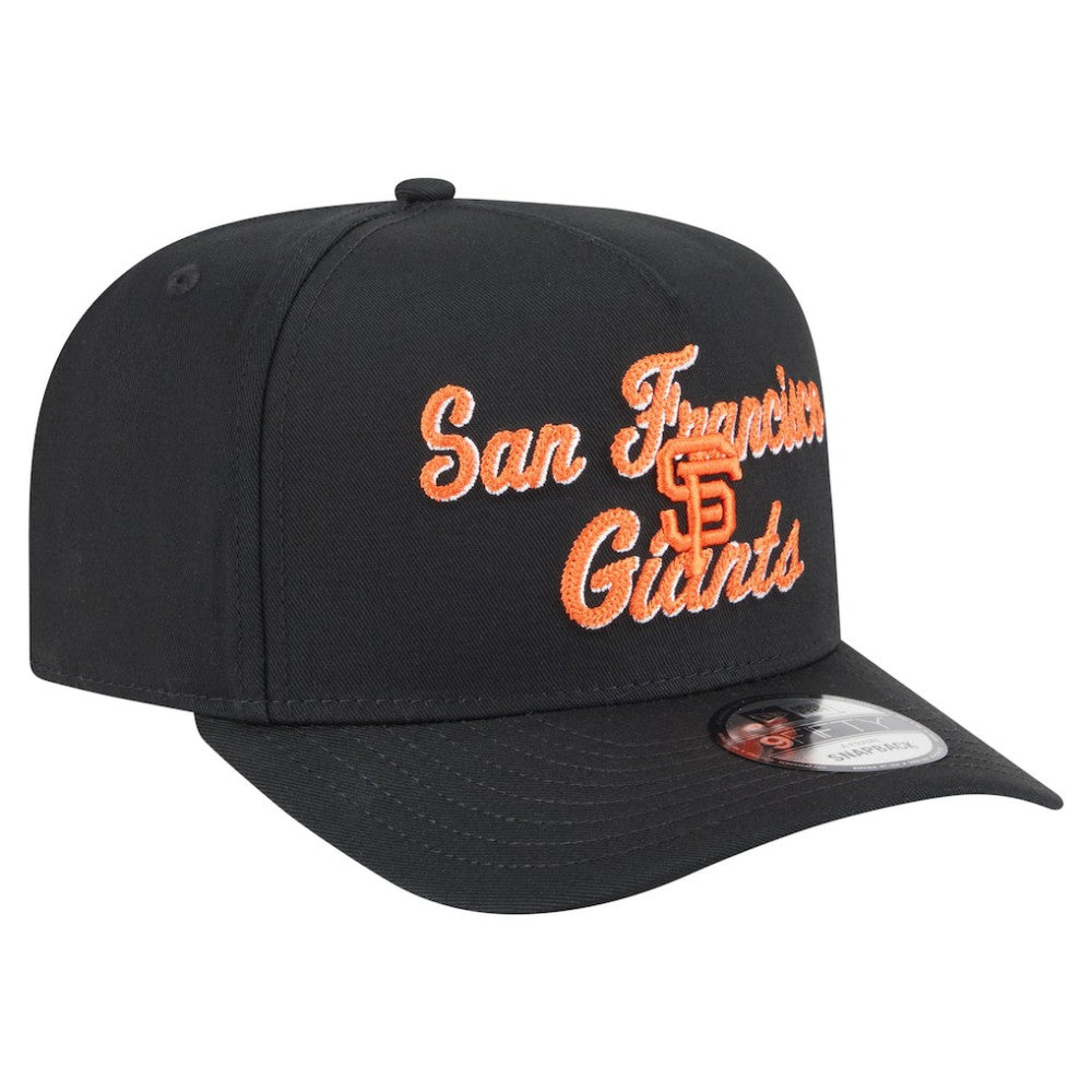 MLB San Francisco Giants New Era Chainstitch 9FIFTY A-Frame Snapback Hat