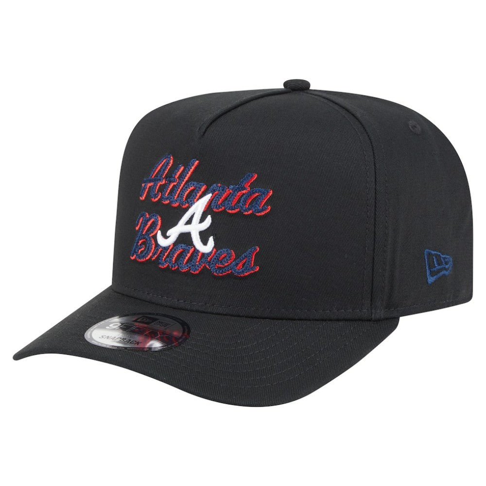 MLB Atlanta Braves New Era Chainstitch 9FIFTY A-Frame Snapback Hat