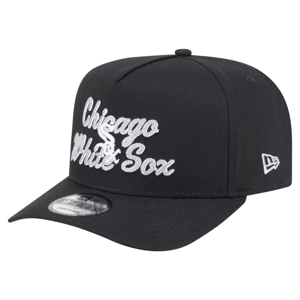 MLB Chicago White Sox New Era Chainstitch 9FIFTY A-Frame Snapback Hat