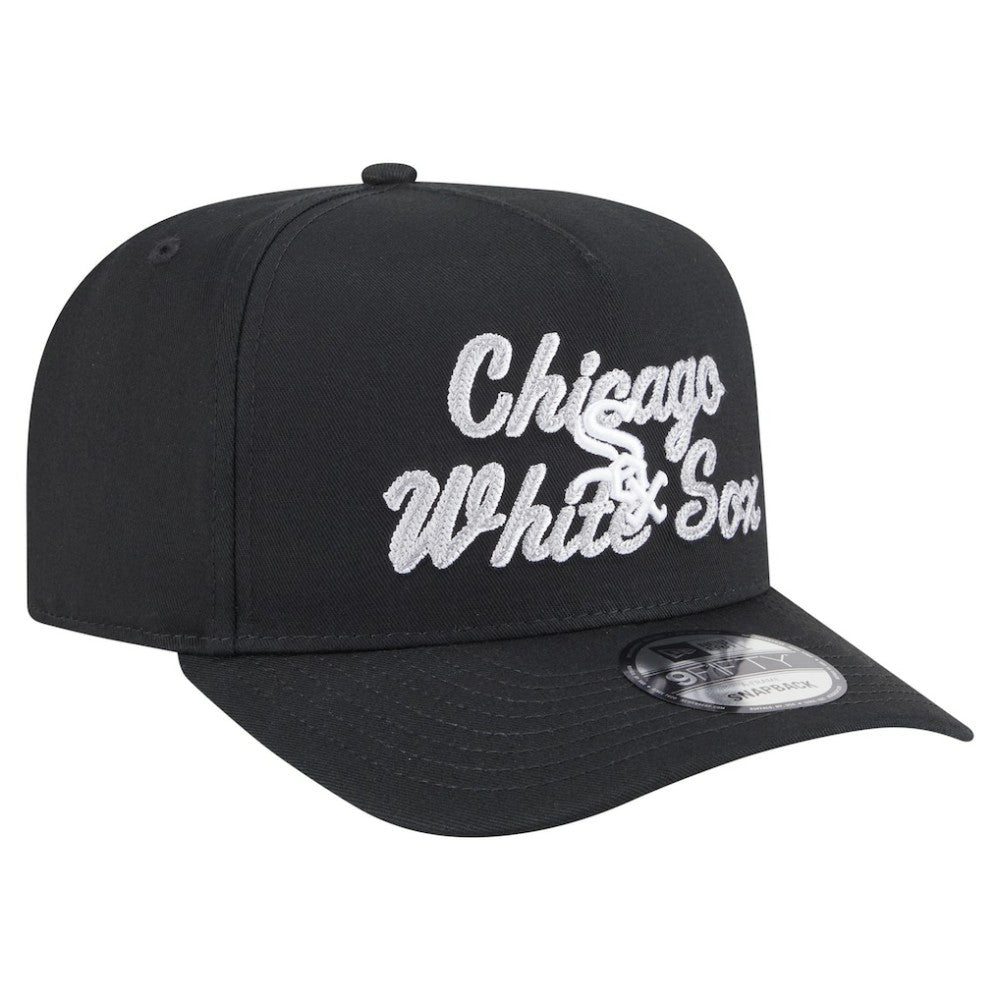 MLB Chicago White Sox New Era Chainstitch 9FIFTY A-Frame Snapback Hat