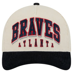 MLB Atlanta Braves New Era Sided Corduroy 9FORTY A-Frame Adjustable Hat