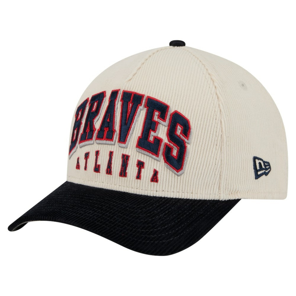 MLB Atlanta Braves New Era Sided Corduroy 9FORTY A-Frame Adjustable Hat