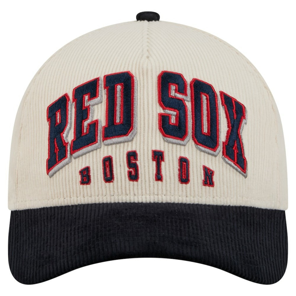 MLB Boston Red Sox New Era Sided Corduroy 9FORTY A-Frame Adjustable Hat