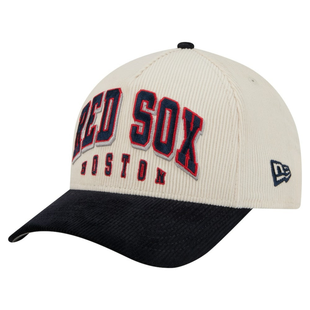 MLB Boston Red Sox New Era Sided Corduroy 9FORTY A-Frame Adjustable Hat