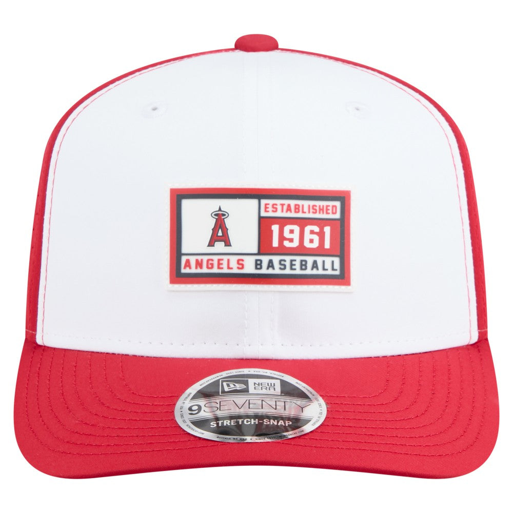 MLB Los Angeles Angels New Era Established Patch 9SEVENTY Adjustable Hat