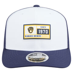 MLB Milwaukee Brewers New Era Established Patch 9SEVENTY Adjustable Hat