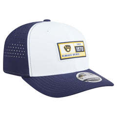 MLB Milwaukee Brewers New Era Established Patch 9SEVENTY Adjustable Hat