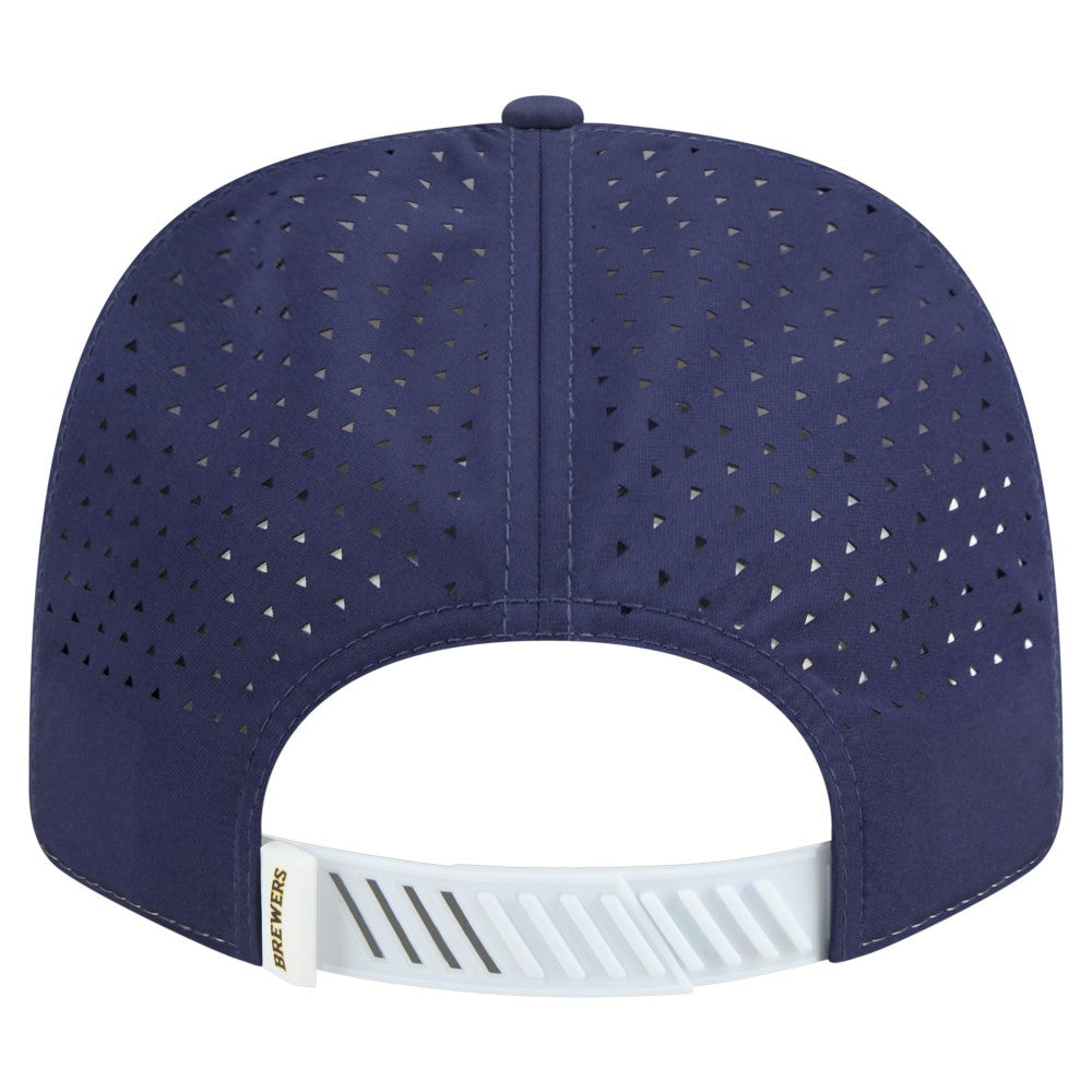 MLB Milwaukee Brewers New Era Established Patch 9SEVENTY Adjustable Hat