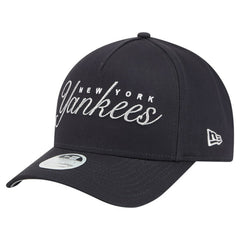 MLB New York Yankees New Era Women's Metallic A-Frame 9FORTY Adjustable Hat