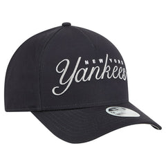 MLB New York Yankees New Era Women's Metallic A-Frame 9FORTY Adjustable Hat