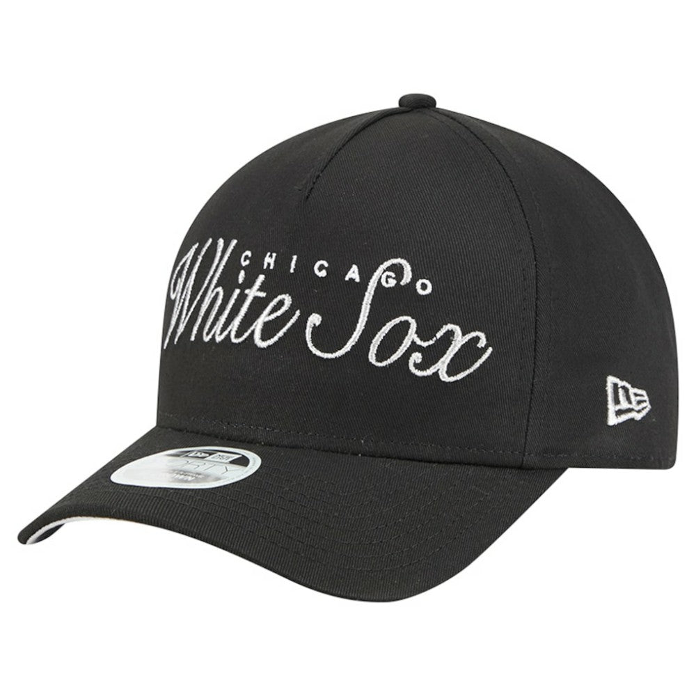 MLB Chicago White Sox New Era Women's Metallic A-Frame 9FORTY Adjustable Hat