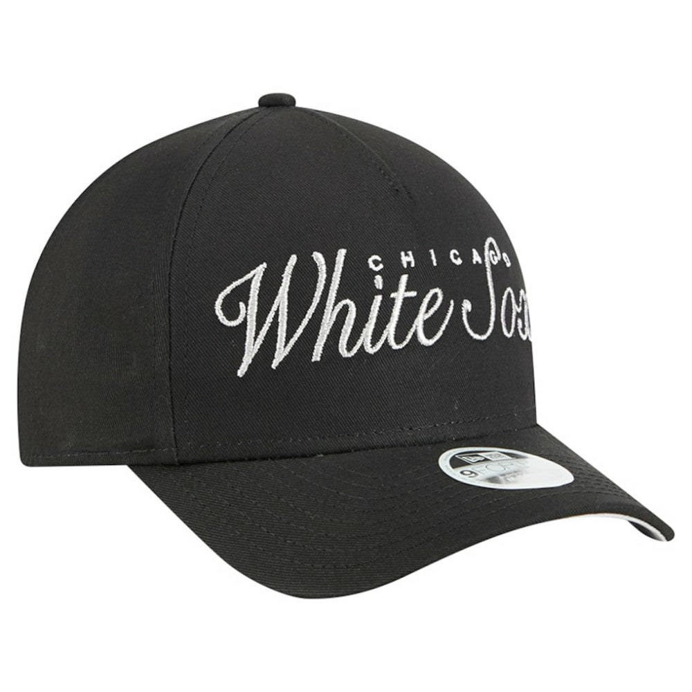 MLB Chicago White Sox New Era Women's Metallic A-Frame 9FORTY Adjustable Hat