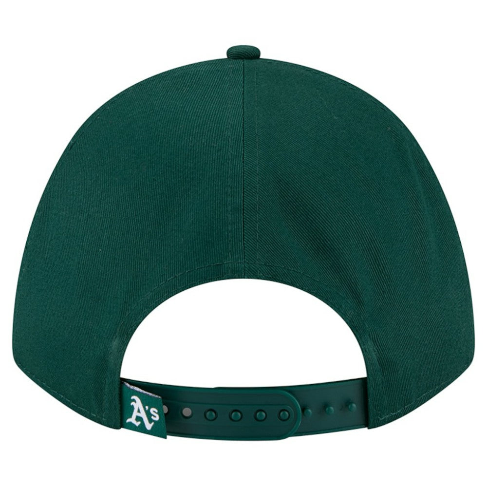 MLB Athletics New Era Women's Metallic A-Frame 9FORTY Adjustable Hat