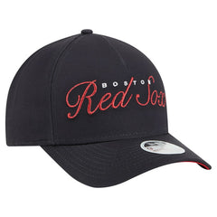 MLB Boston Red Sox New Era Women's Metallic A-Frame 9FORTY Adjustable Hat