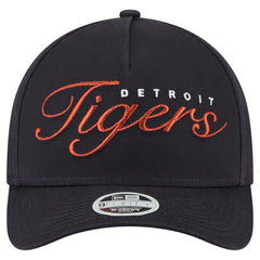 MLB Detroit Tigers New Era Women's Metallic A-Frame 9FORTY Adjustable Hat