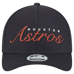 MLB Houston Astros New Era Women's Metallic A-Frame 9FORTY Adjustable Hat
