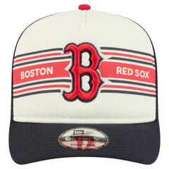 MLB Boston Red Sox New Era Banner A-Frame 9FIFTY Trucker Snapback Hat