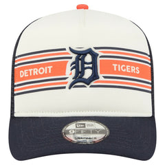 MLB Detroit Tigers New Era Banner A-Frame 9FIFTY Trucker Snapback Hat