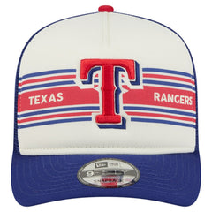 MLB Texas Rangers New Era Banner A-Frame 9FIFTY Trucker Snapback Hat