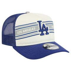MLB Los Angeles Dodgers New Era Banner A-Frame 9FIFTY Trucker Snapback Hat