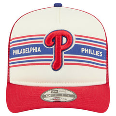 MLB Philadelphia Phillies New Era Banner A-Frame 9FIFTY Trucker Snapback Hat