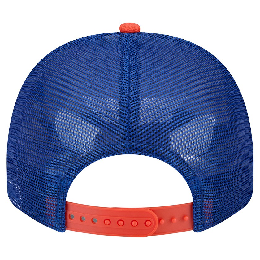 MLB New York Mets New Era Banner A-Frame 9FIFTY Trucker Snapback Hat