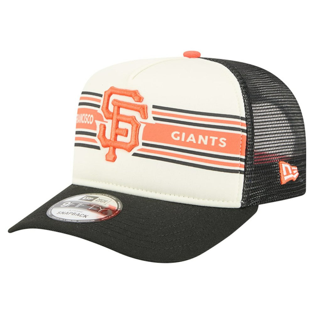 MLB San Francisco Giants New Era Banner A-Frame 9FIFTY Trucker Snapback Hat