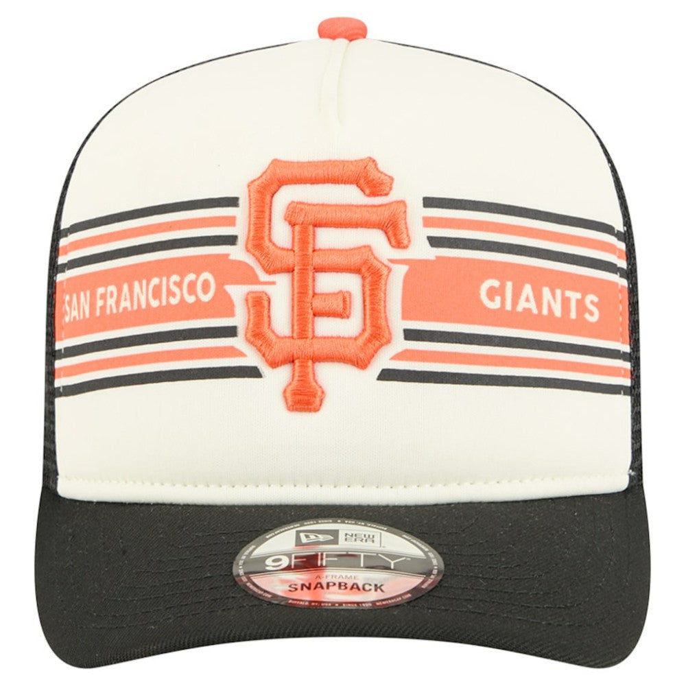MLB San Francisco Giants New Era Banner A-Frame 9FIFTY Trucker Snapback Hat
