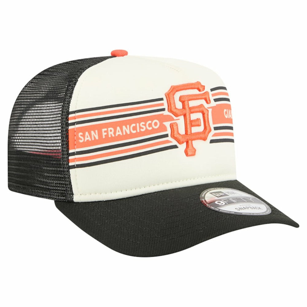 MLB San Francisco Giants New Era Banner A-Frame 9FIFTY Trucker Snapback Hat