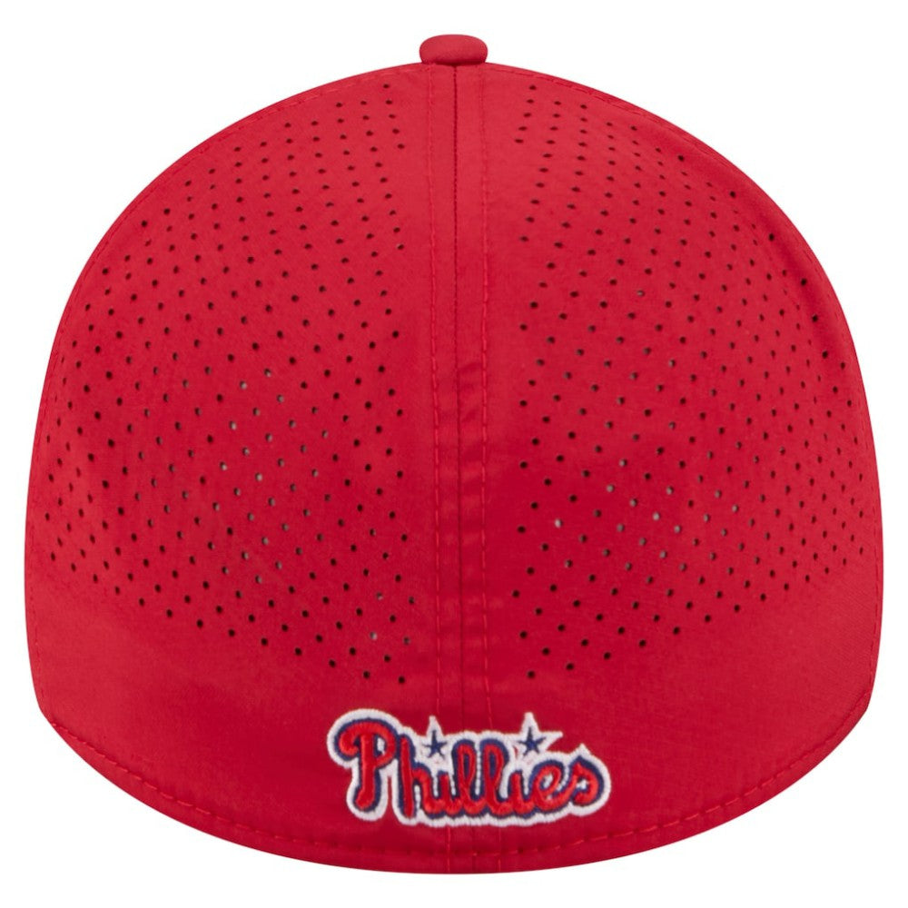 MLB Philadelphia Phillies New Era 39THIRTY A-Frame Perforated Flex Hat
