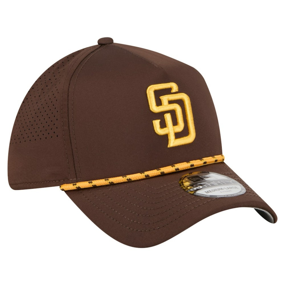 MLB San Diego Padres New Era 39THIRTY A-Frame Perforated Flex Hat