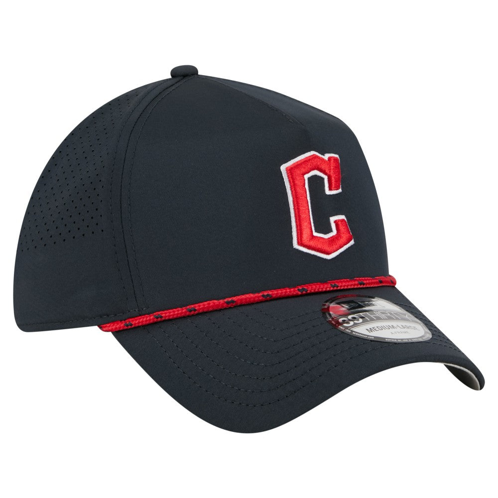 MLB Cleveland Guardians New Era 39THIRTY A-Frame Perforated Flex Hat