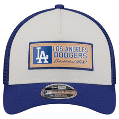 MLB Los Angeles Dodgers New Era Text A-Frame Trucker 9FORTY Hat