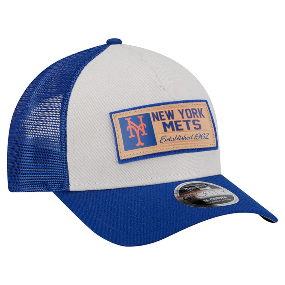 MLB New York Mets New Era Text A-Frame Trucker 9FORTY Hat