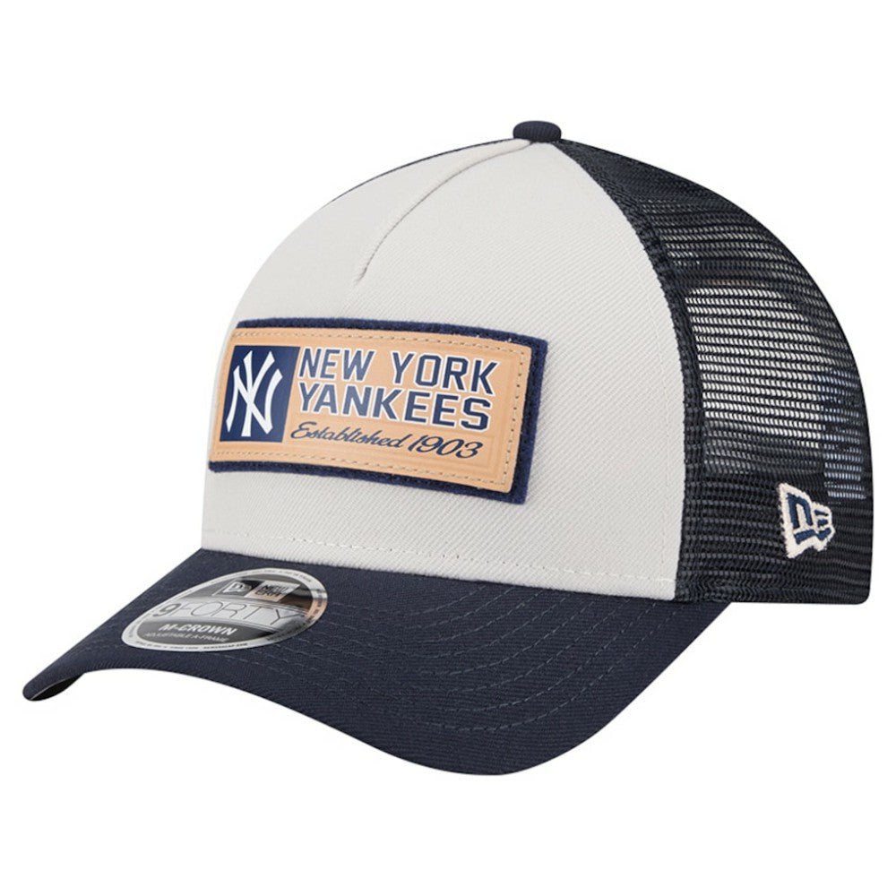 MLB New York Yankees New Era Text A-Frame Trucker 9FORTY Hat