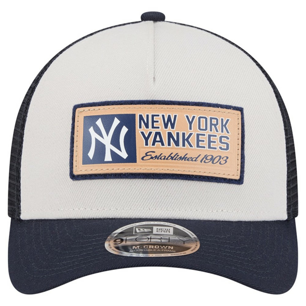 MLB New York Yankees New Era Text A-Frame Trucker 9FORTY Hat