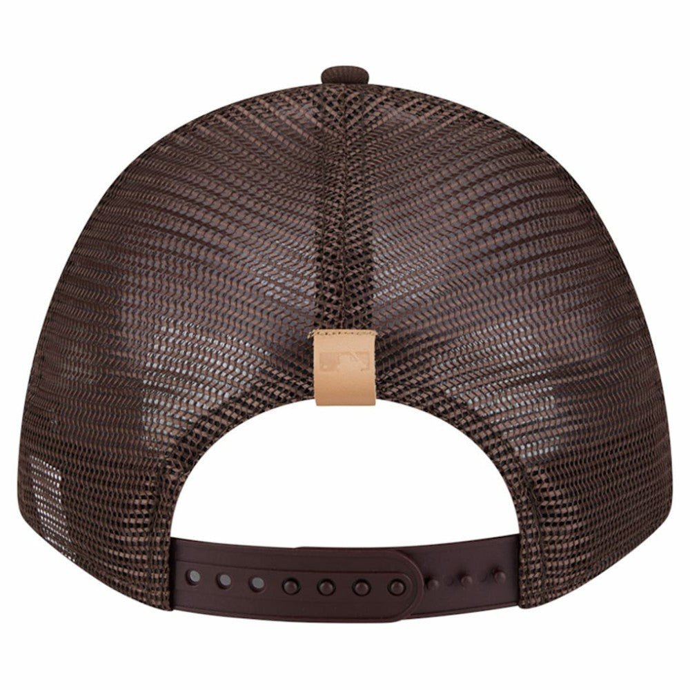 MLB San Diego Padres New Era Text A-Frame Trucker 9FORTY Hat
