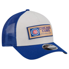 MLB Chicago Cubs New Era Text A-Frame Trucker 9FORTY Hat