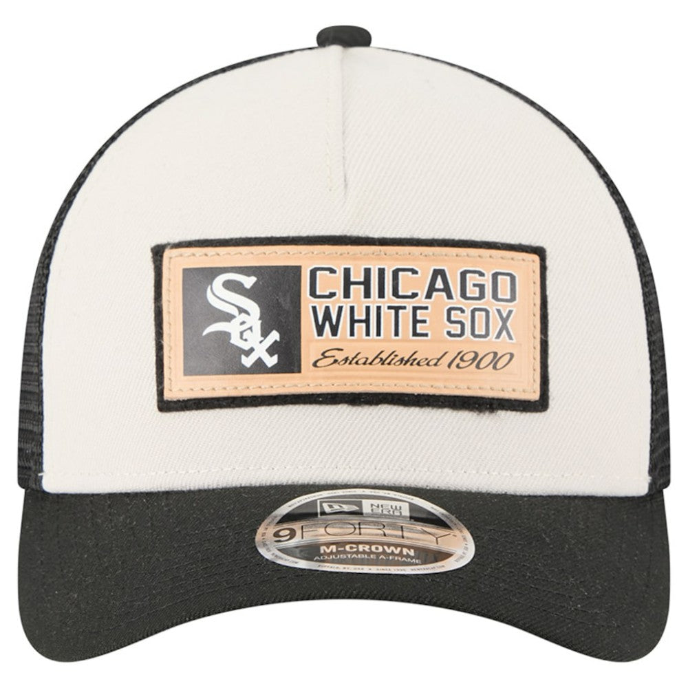 MLB Chicago White Sox New Era Text A-Frame Trucker 9FORTY Hat