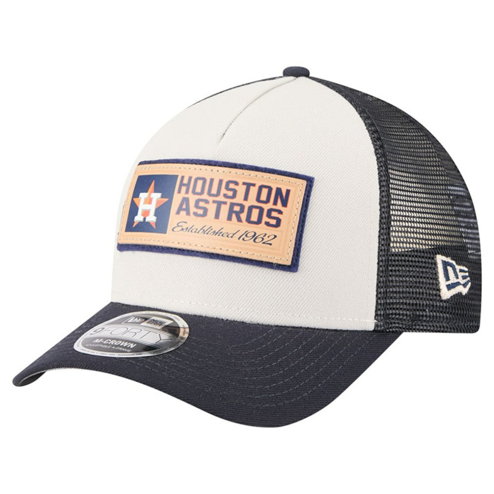 MLB Houston Astros New Era Text A-Frame Trucker 9FORTY Hat