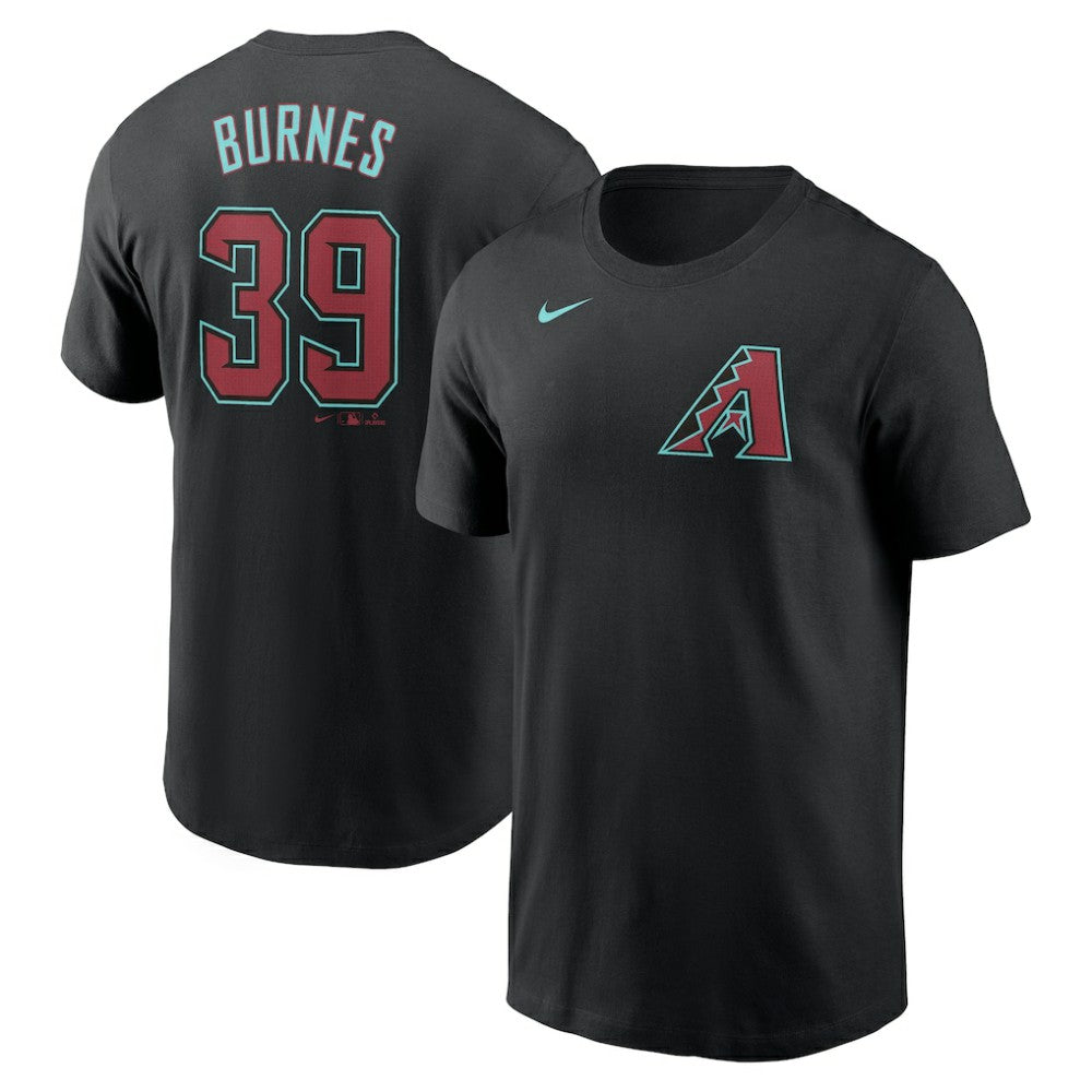 MLB Corbin Burnes Arizona Diamondbacks Nike Fuse Name & Number T-Shirt