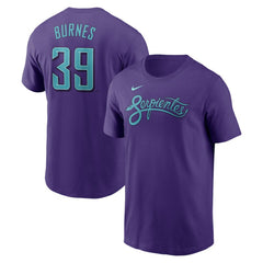 MLB Corbin Burnes Arizona Diamondbacks Nike 2025 City Connect Fuse Name & Number T-Shirt