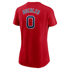 MLB Walker Buehler Boston Red Sox Nike Women's Cooperstown Collection Fuse Name & Number T-Shirt